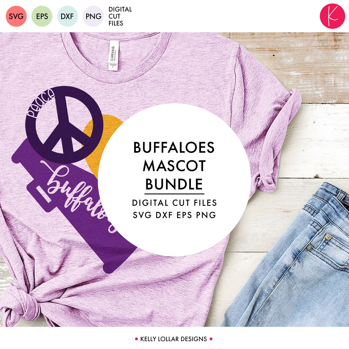 Buffaloes Mascot Bundle | SVG DXF EPS PNG Cut Files