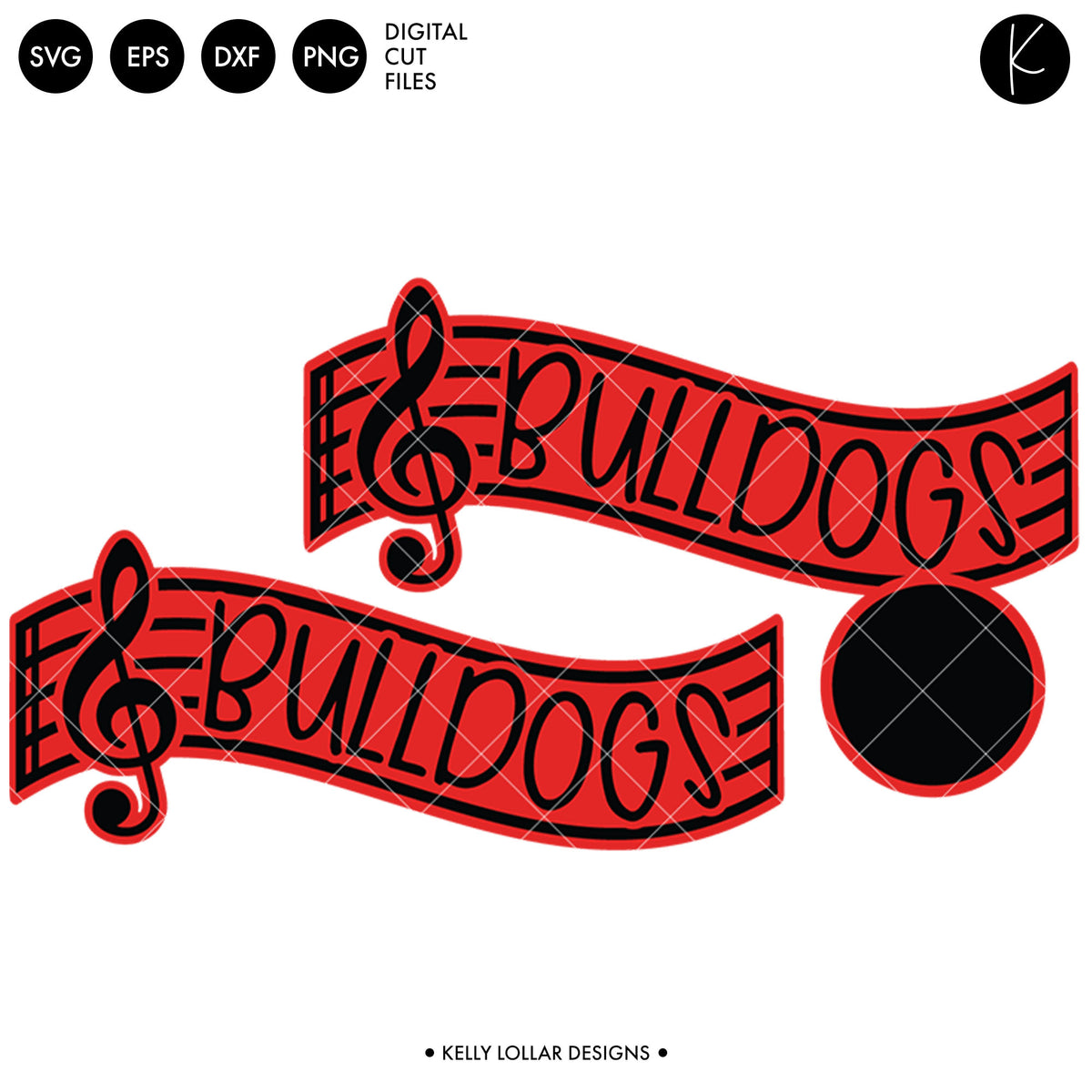 Bulldogs Band Bundle | SVG DXF EPS PNG Cut Files