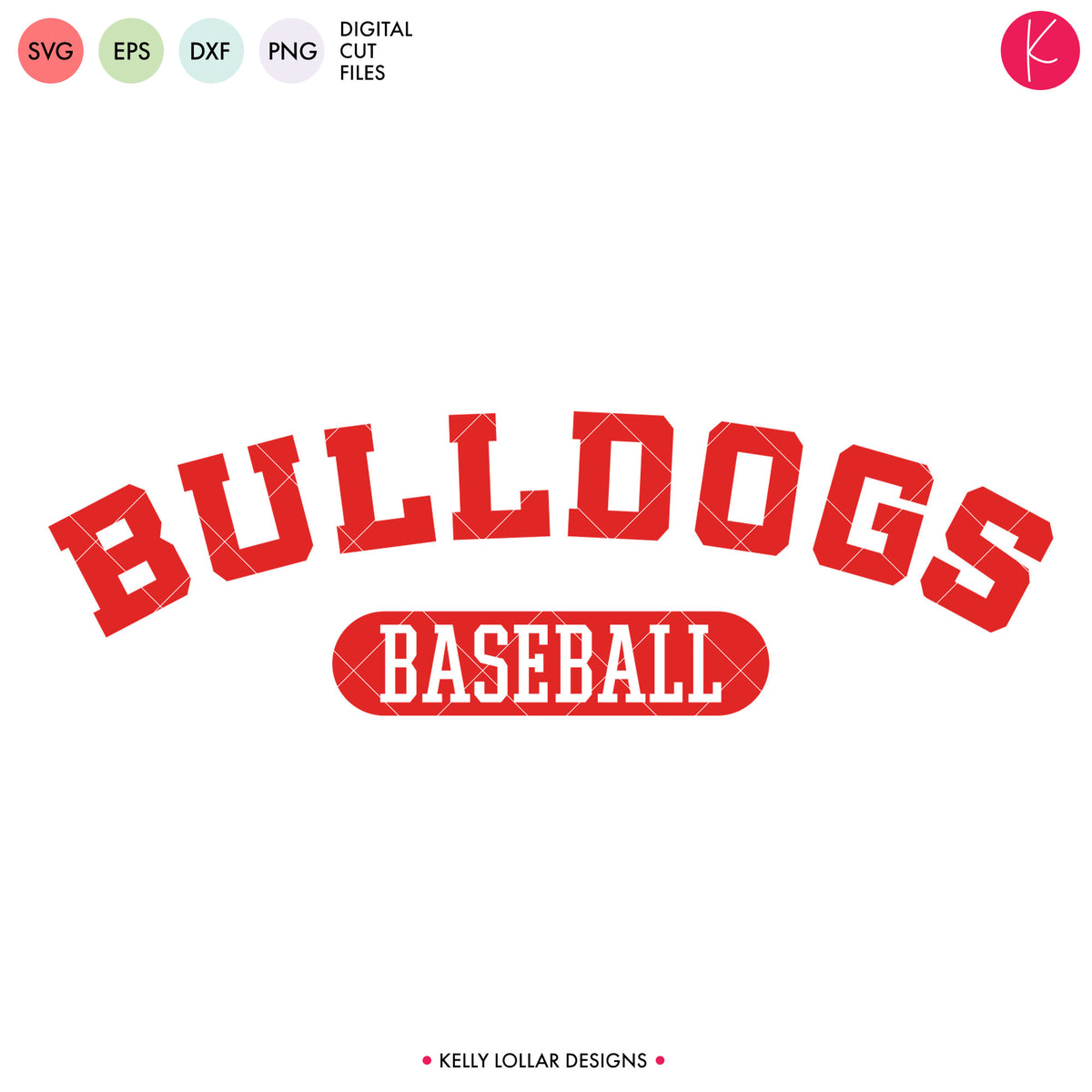 Bulldogs Baseball &amp; Softball Bundle | SVG DXF EPS PNG Cut Files