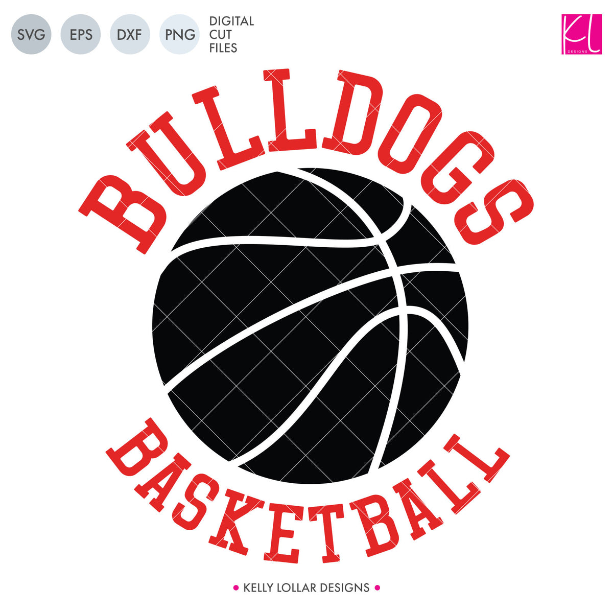 Bulldogs Basketball Bundle | SVG DXF EPS PNG Cut Files