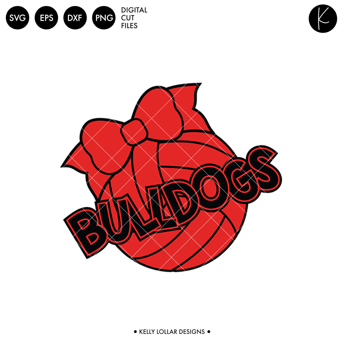 Bulldogs Volleyball Bundle | SVG DXF EPS PNG Cut Files