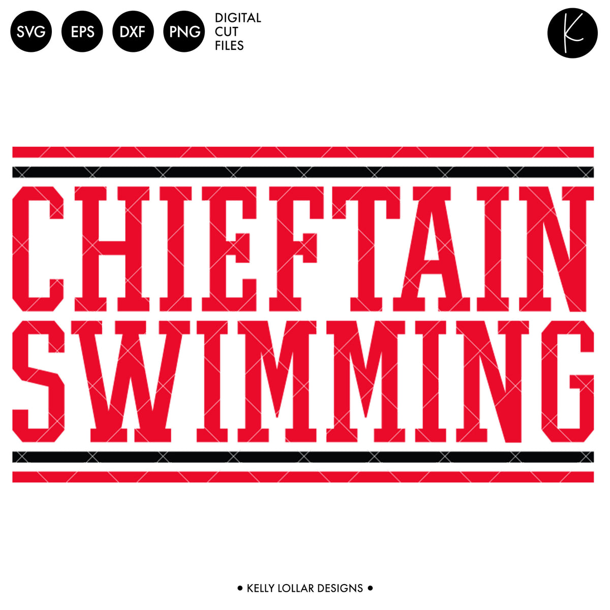 Chieftains Swim Bundle | SVG DXF EPS PNG Cut Files