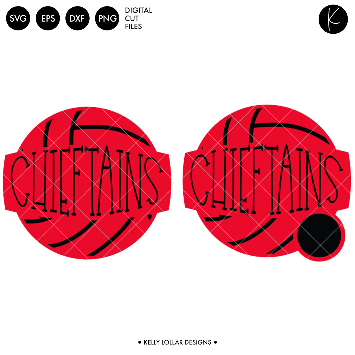 Chieftains Volleyball Bundle | SVG DXF EPS PNG Cut Files
