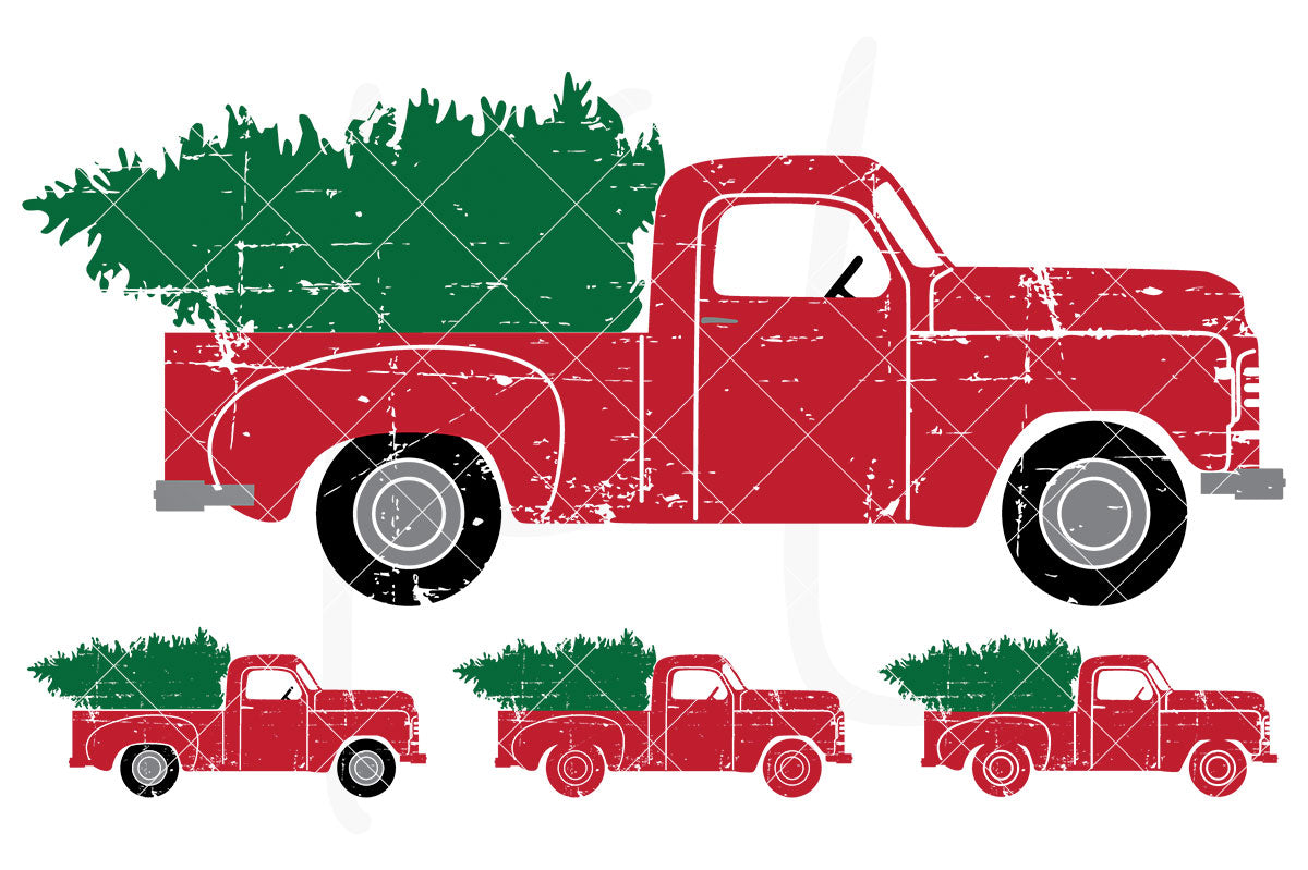 christmas-truck-svg-files-kelly-lollar-designs for Free Printable Red Truck Christmas Christmas Truck SVG Files | Kelly Lollar Designs for Free Printable Red Truck Christmas