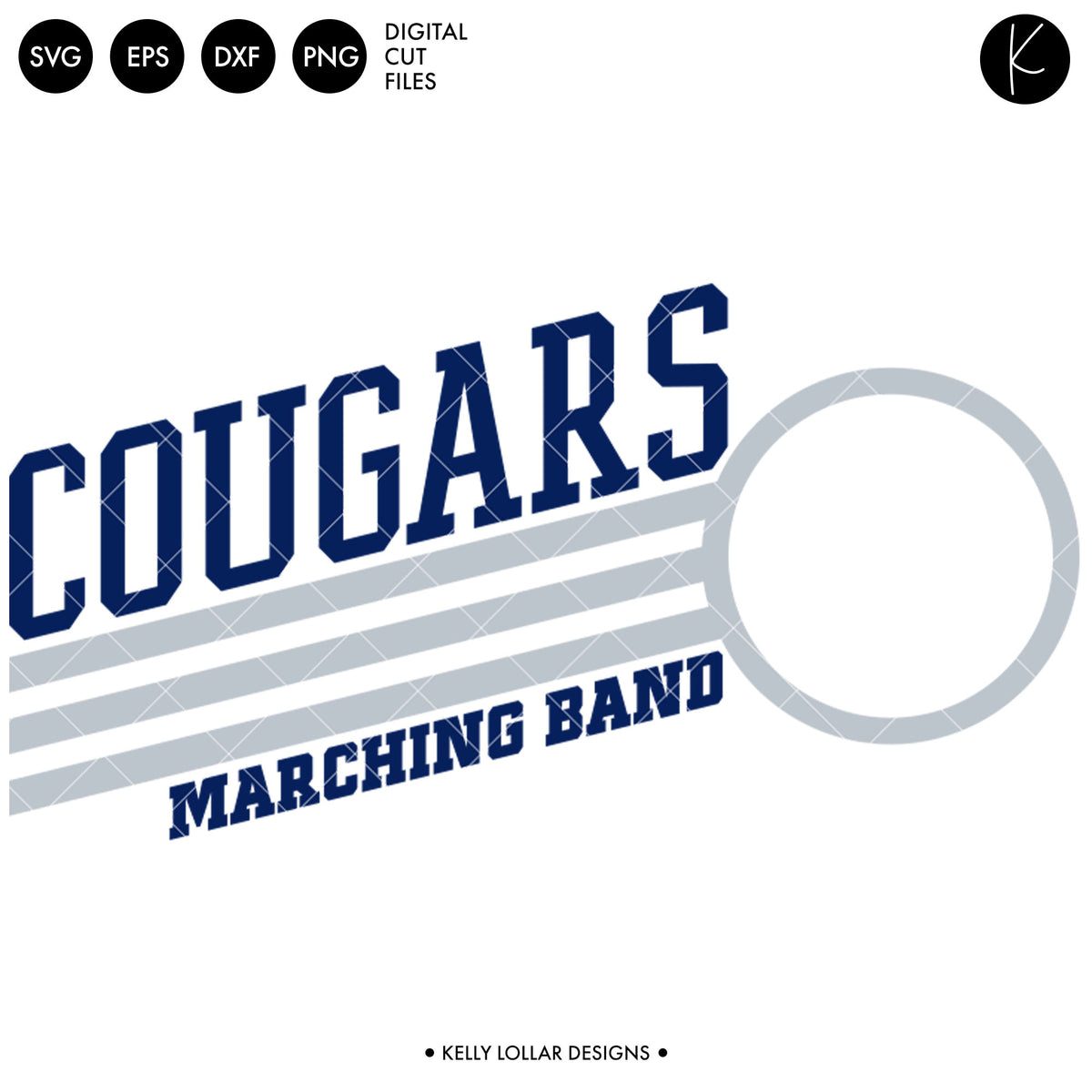 Cougars Band Bundle | SVG DXF EPS PNG Cut Files