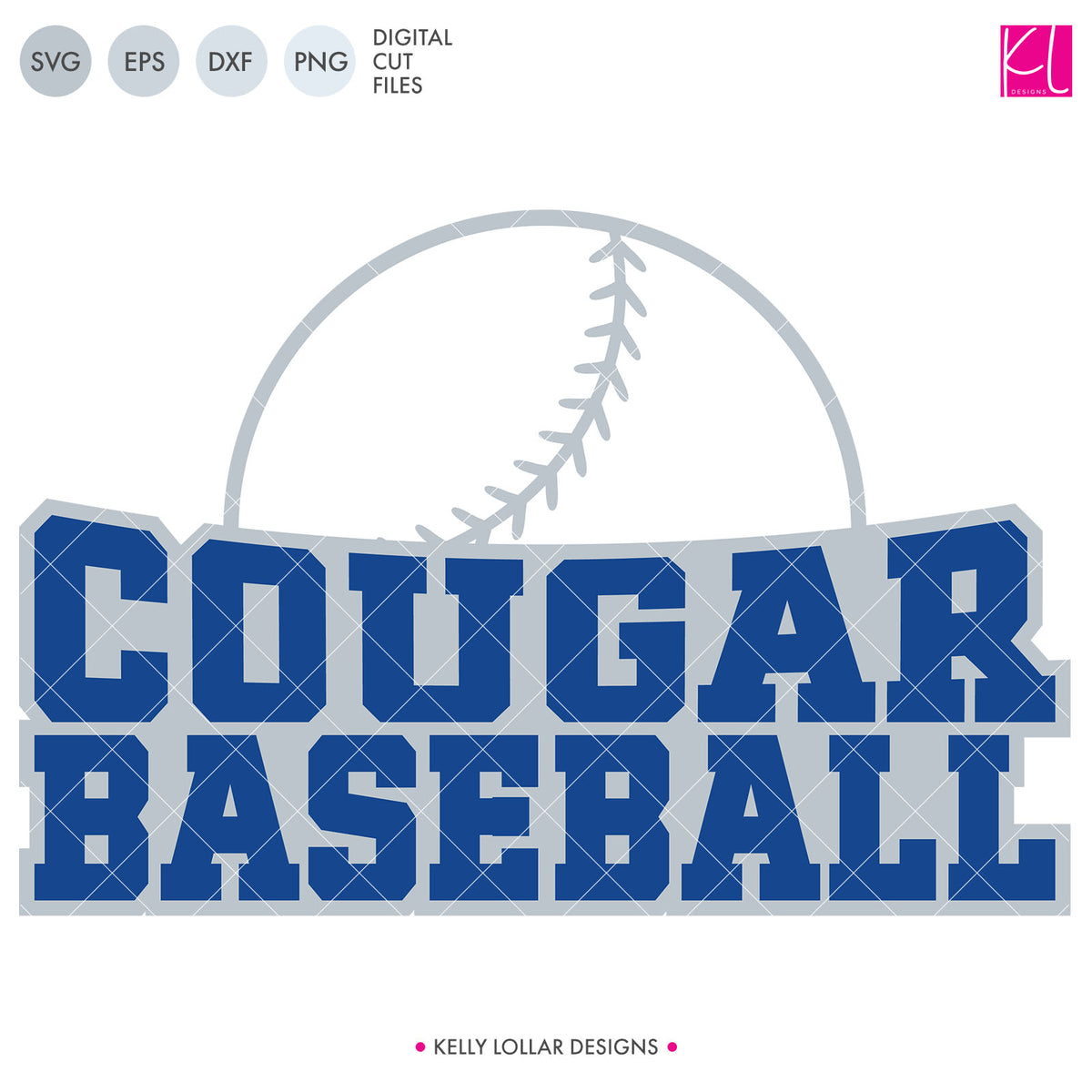 Cougars Baseball &amp; Softball Bundle | SVG DXF EPS PNG Cut Files