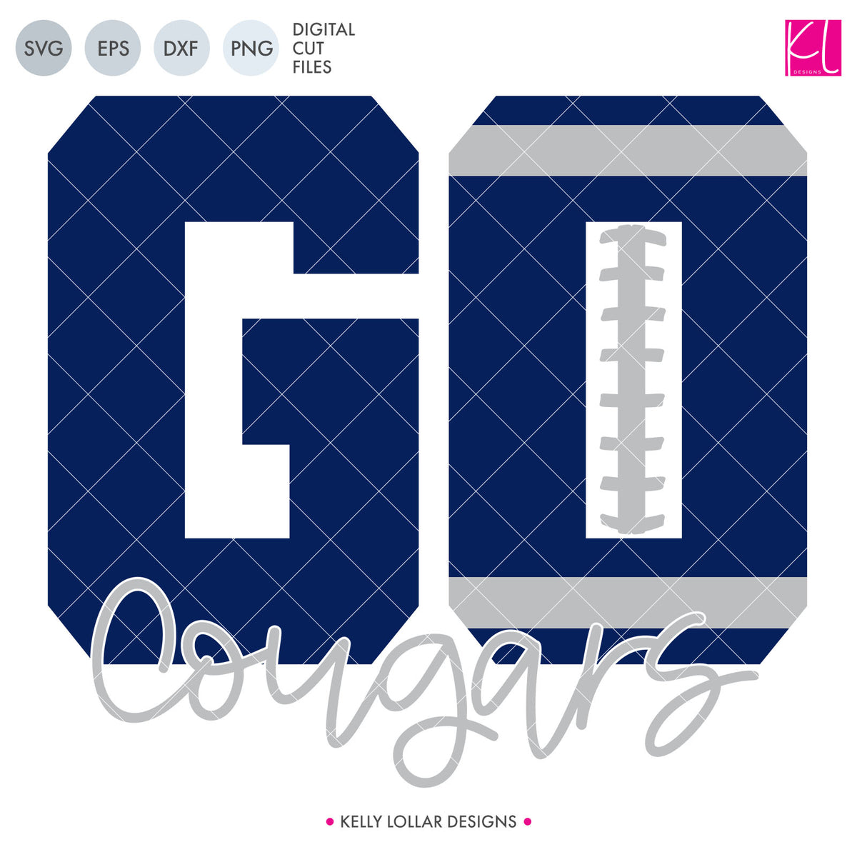 Cougars Football Bundle | SVG DXF EPS PNG Cut Files