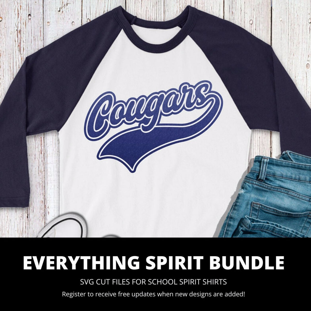 Cougars Everything Spirit Bundle | SVG DXF EPS PNG Cut Files