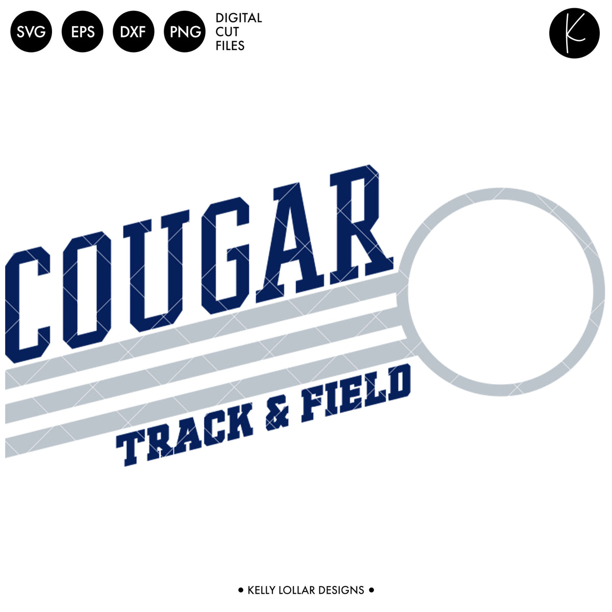 Cougars Track &amp; Field Bundle | SVG DXF EPS PNG Cut Files
