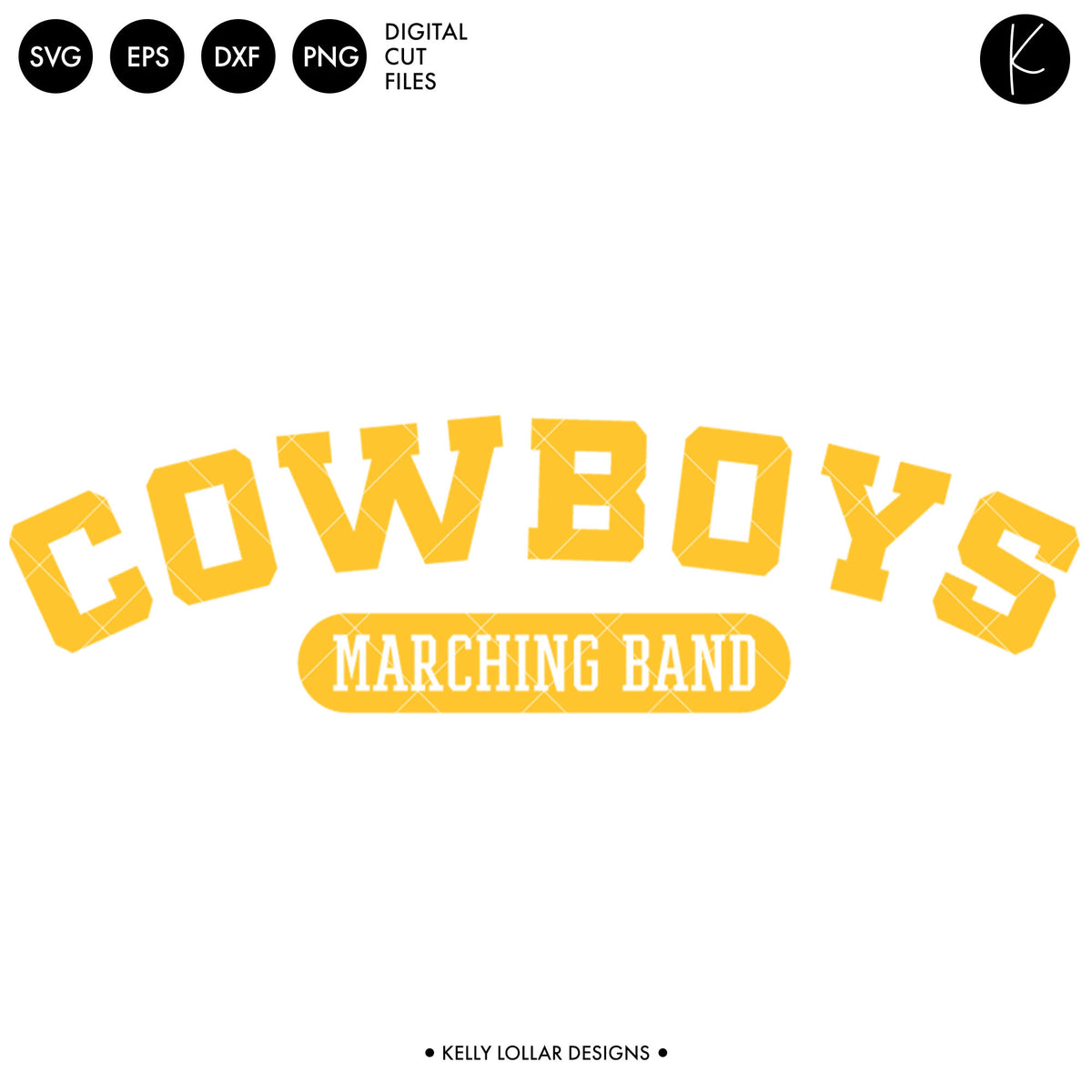 Cowboys Band Bundle | SVG DXF EPS PNG Cut Files
