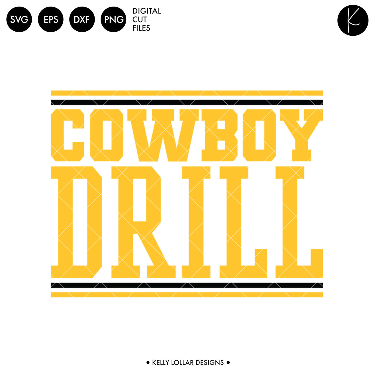 Cowboys Drill Bundle | SVG DXF EPS PNG Cut Files