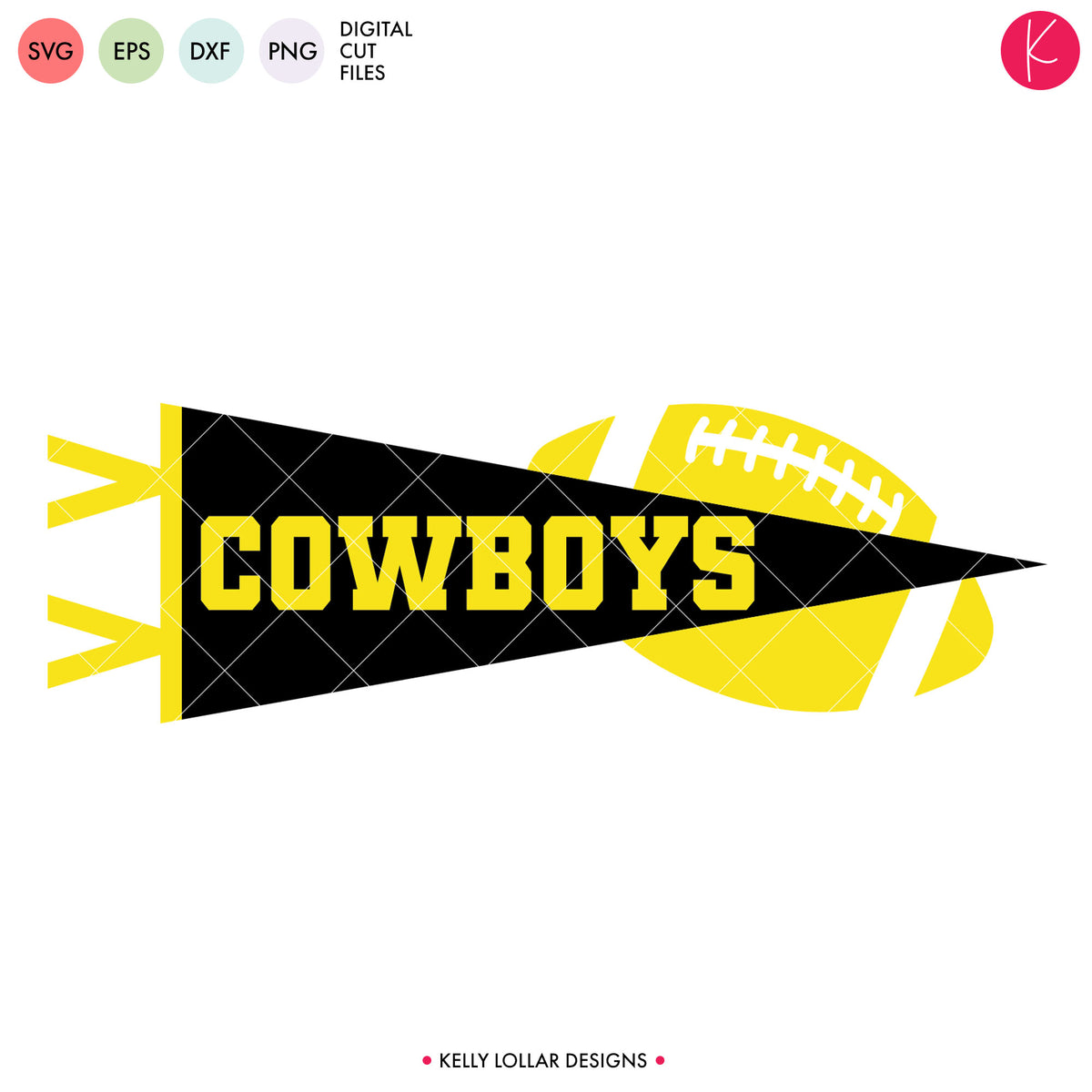 Cowboys Football Bundle | SVG DXF EPS PNG Cut Files