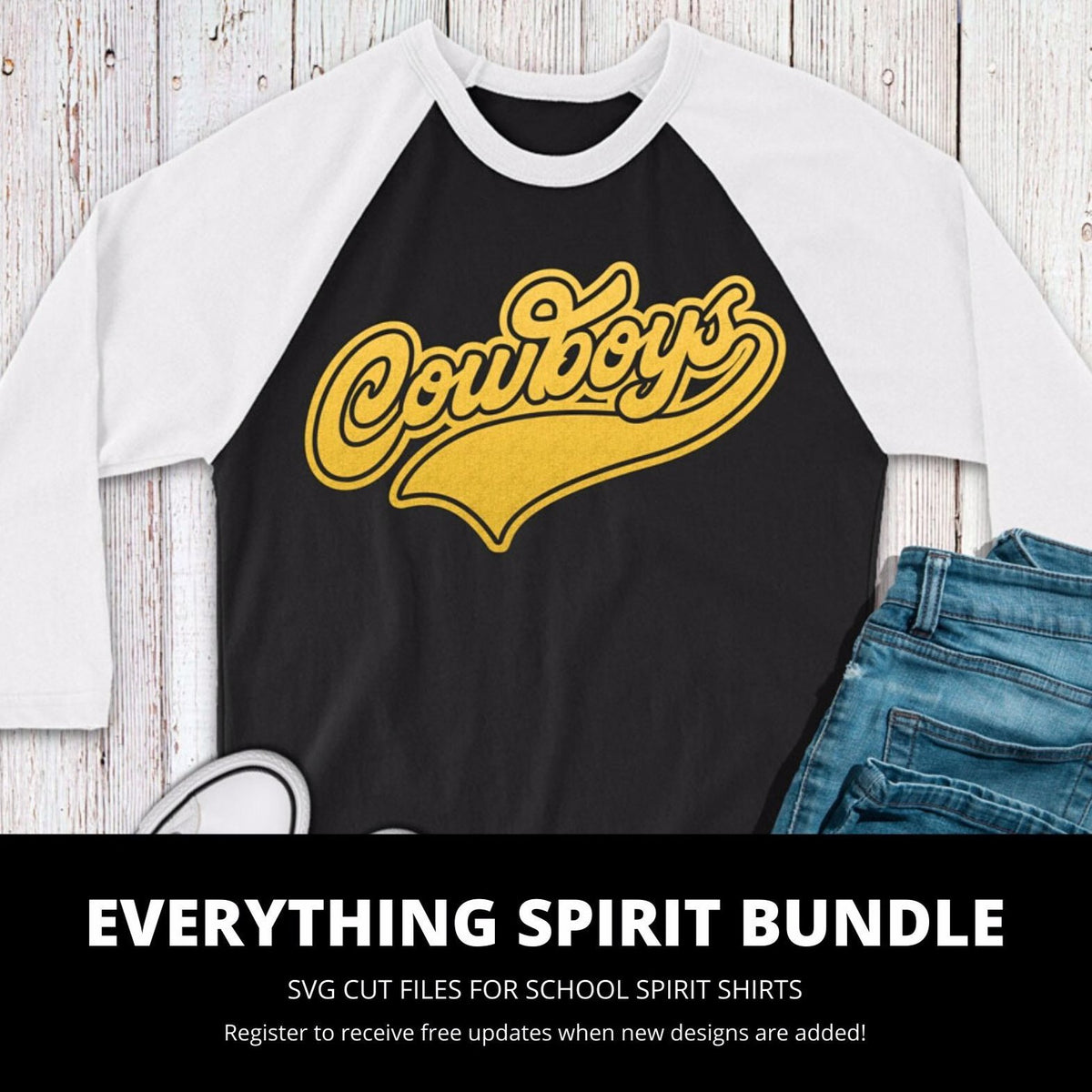 Cowboys &amp; Cowgirls Everything Spirit Bundle | SVG DXF EPS PNG Cut Files