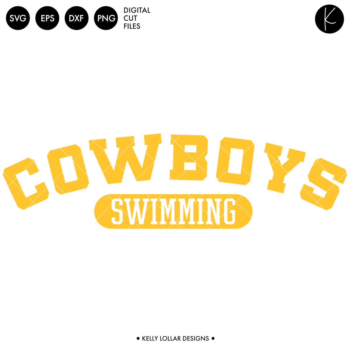 Cowboys Swim Bundle | SVG DXF EPS PNG Cut Files
