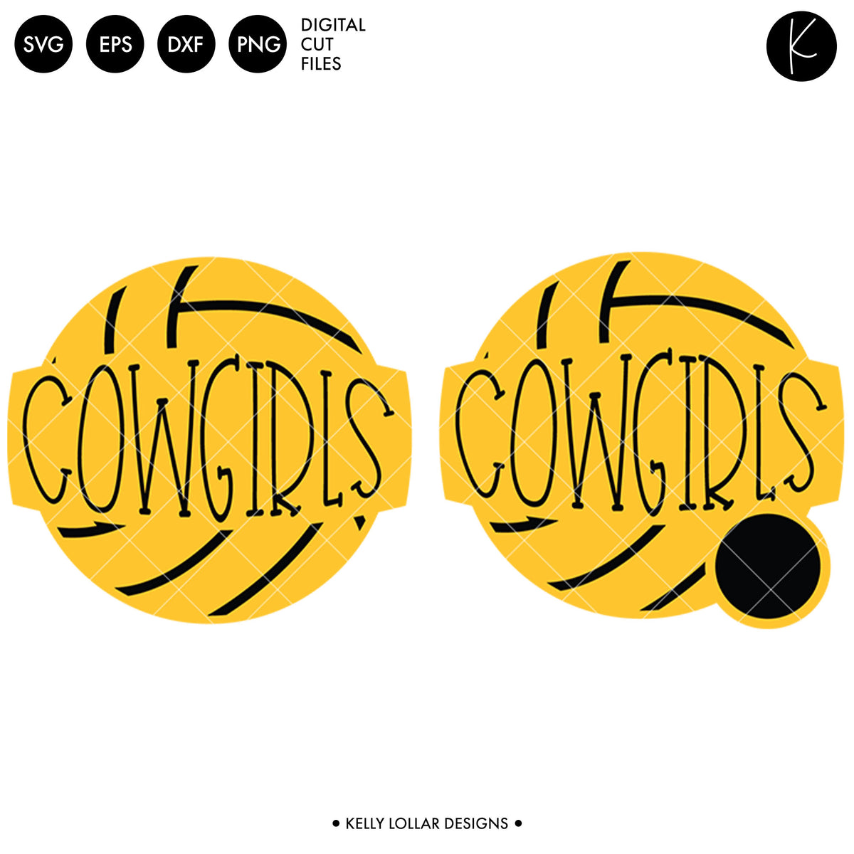 Cowgirls Volleyball Bundle | SVG DXF EPS PNG Cut Files