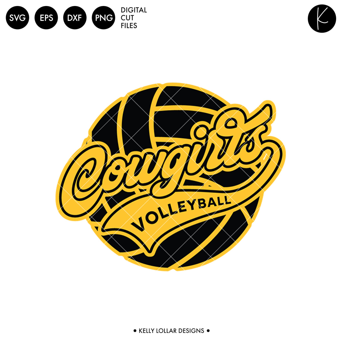 Cowgirls Volleyball Bundle | SVG DXF EPS PNG Cut Files