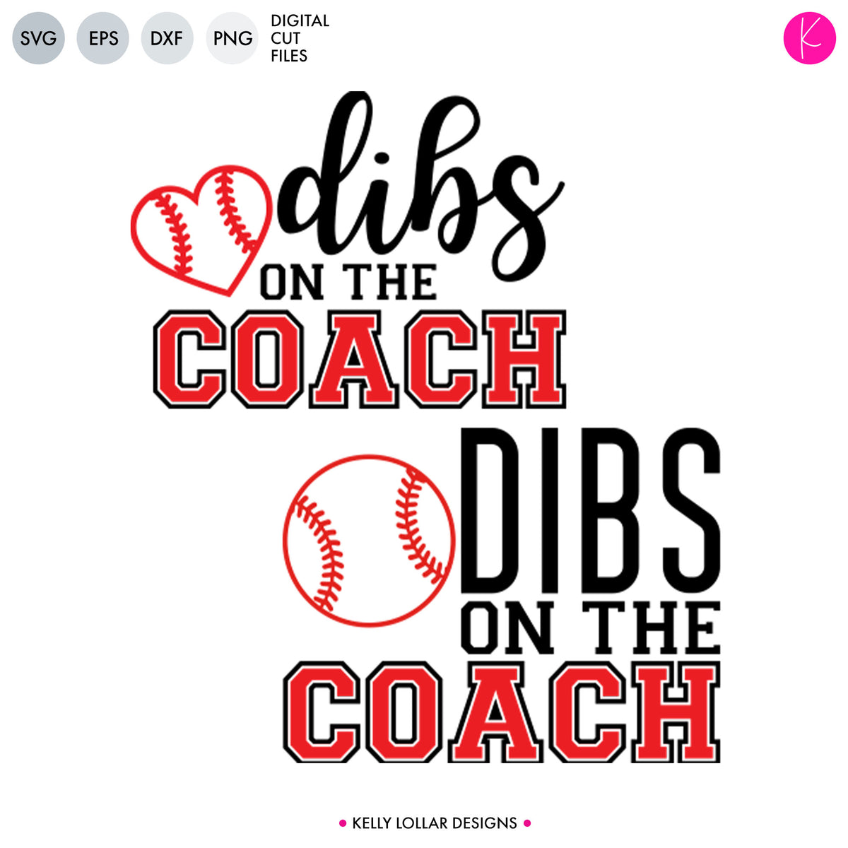 Dibs on the Coach | SVG DXF EPS PNG Cut Files
