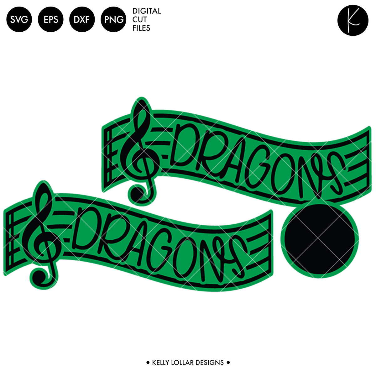 Dragons Band Bundle | SVG DXF EPS PNG Cut Files