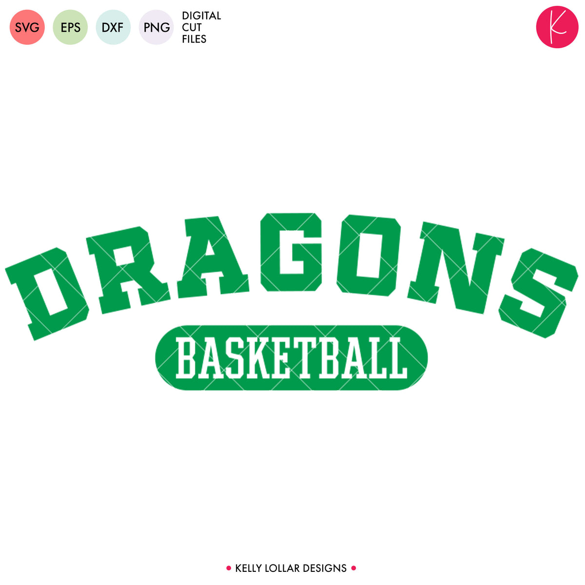 Dragons Basketball Bundle | SVG DXF EPS PNG Cut Files