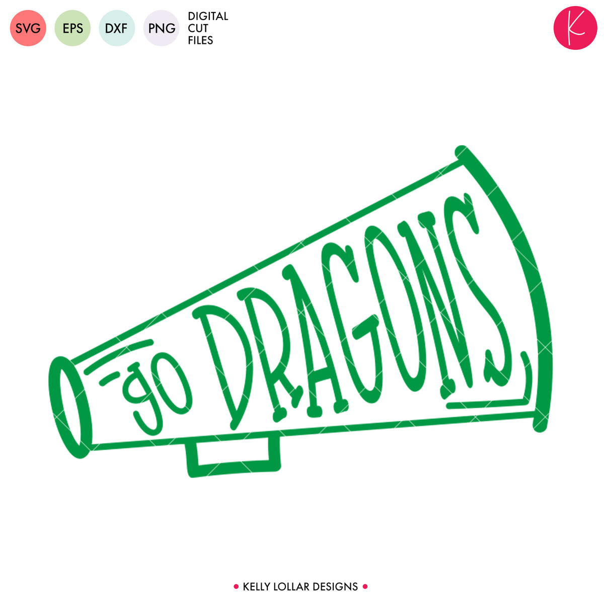 Dragons Cheer Bundle | SVG DXF EPS PNG Cut Files
