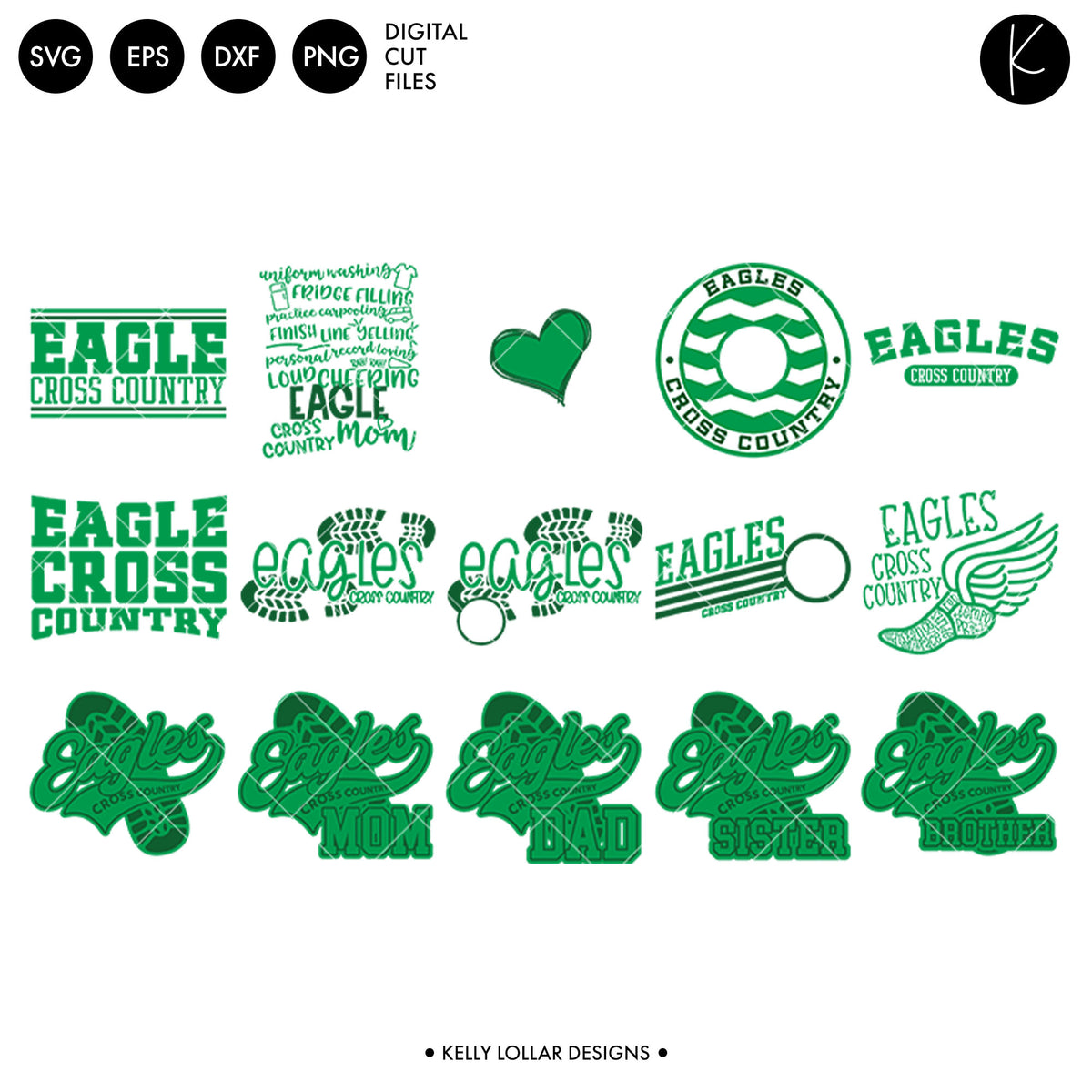 Eagles Everything Spirit Bundle | SVG DXF EPS PNG Cut Files
