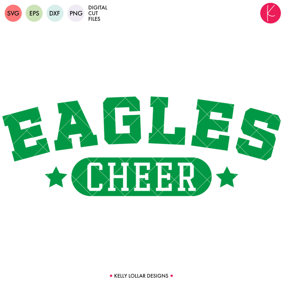 Eagles Cheer Bundle | SVG DXF EPS PNG Cut Files
