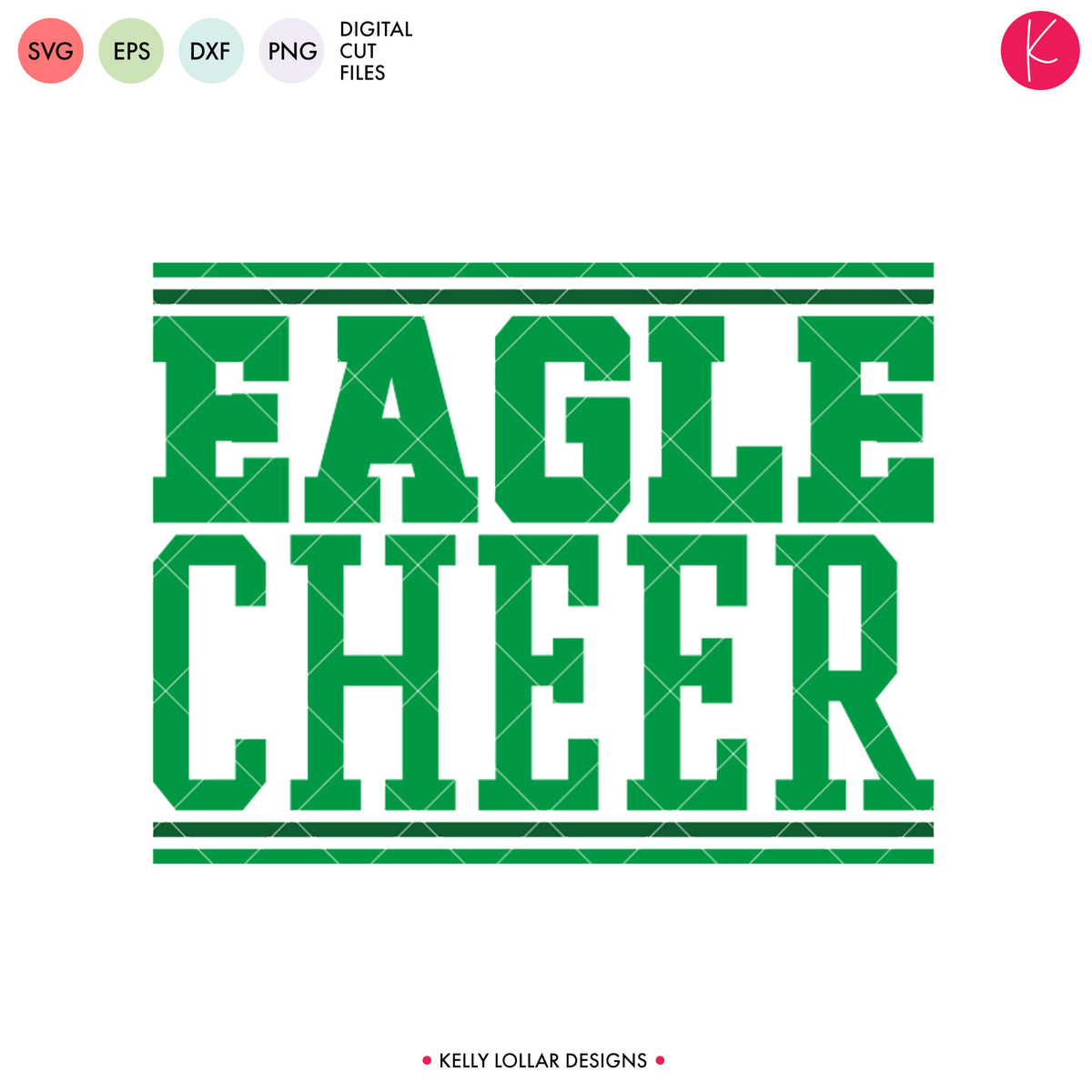 Eagles Cheer Bundle | SVG DXF EPS PNG Cut Files