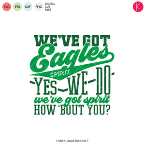 Eagles Everything Spirit Bundle  SVG DXF EPS PNG Cut Files - Kelly Lollar  Designs