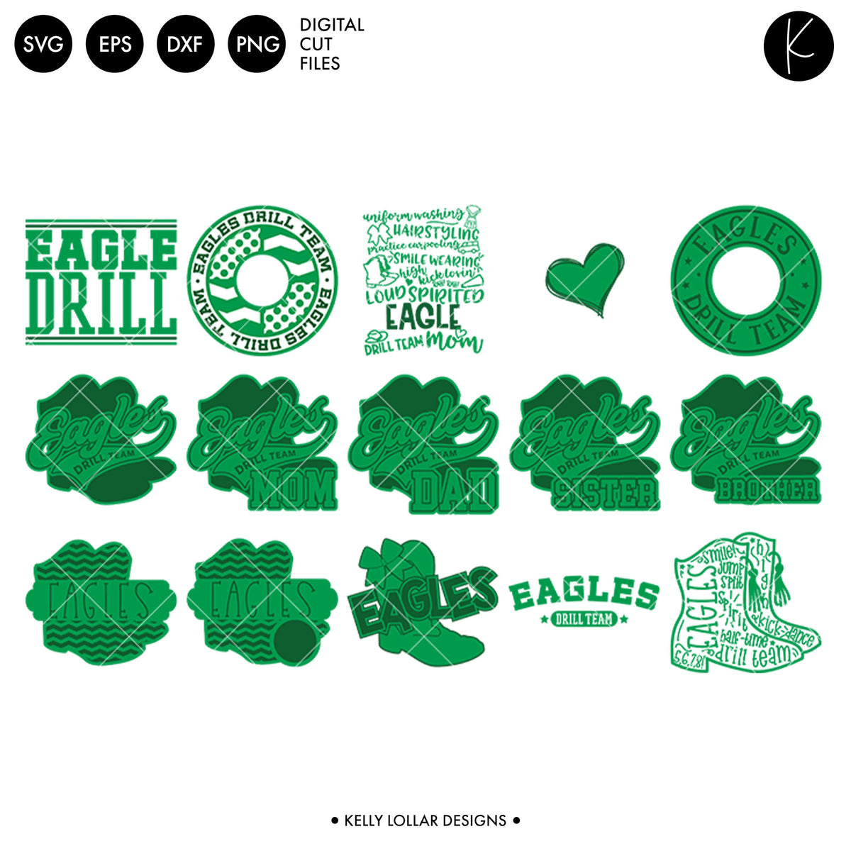Eagles Everything Spirit Bundle | SVG DXF EPS PNG Cut Files