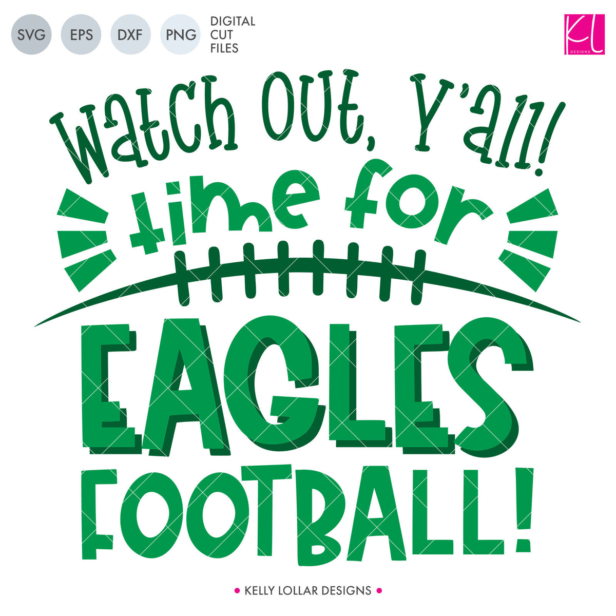 Eagles Football Bundle | SVG DXF EPS PNG Cut Files