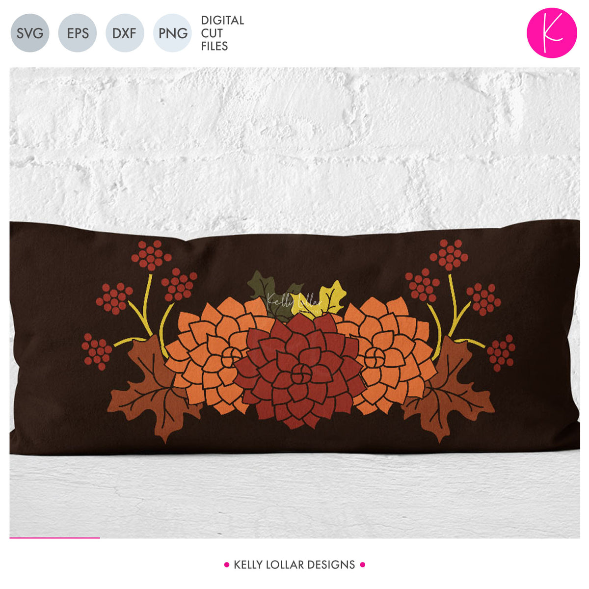 Fall Flowers | SVG DXF EPS PNG Cut Files
