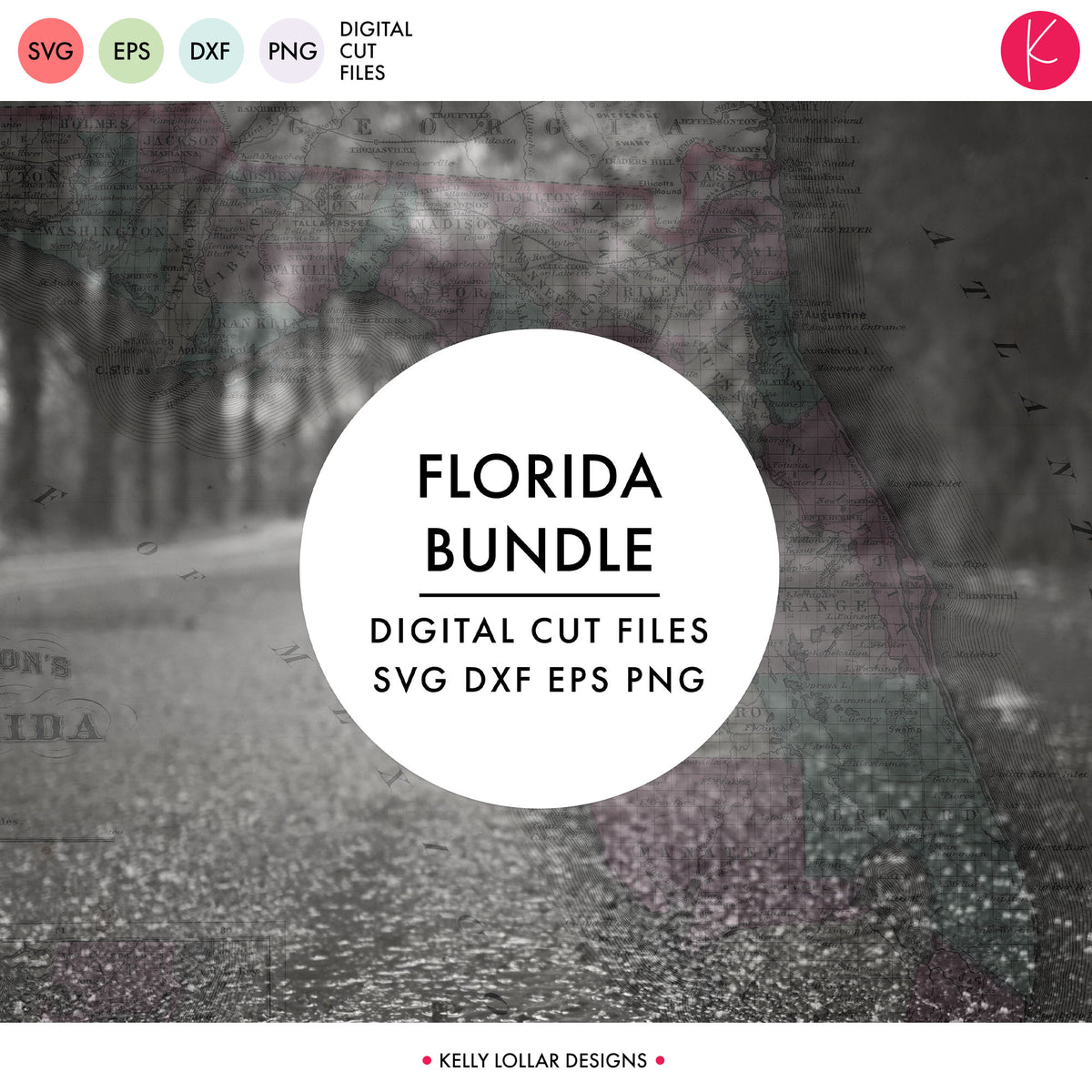 Florida State Bundle | SVG DXF EPS PNG Cut Files