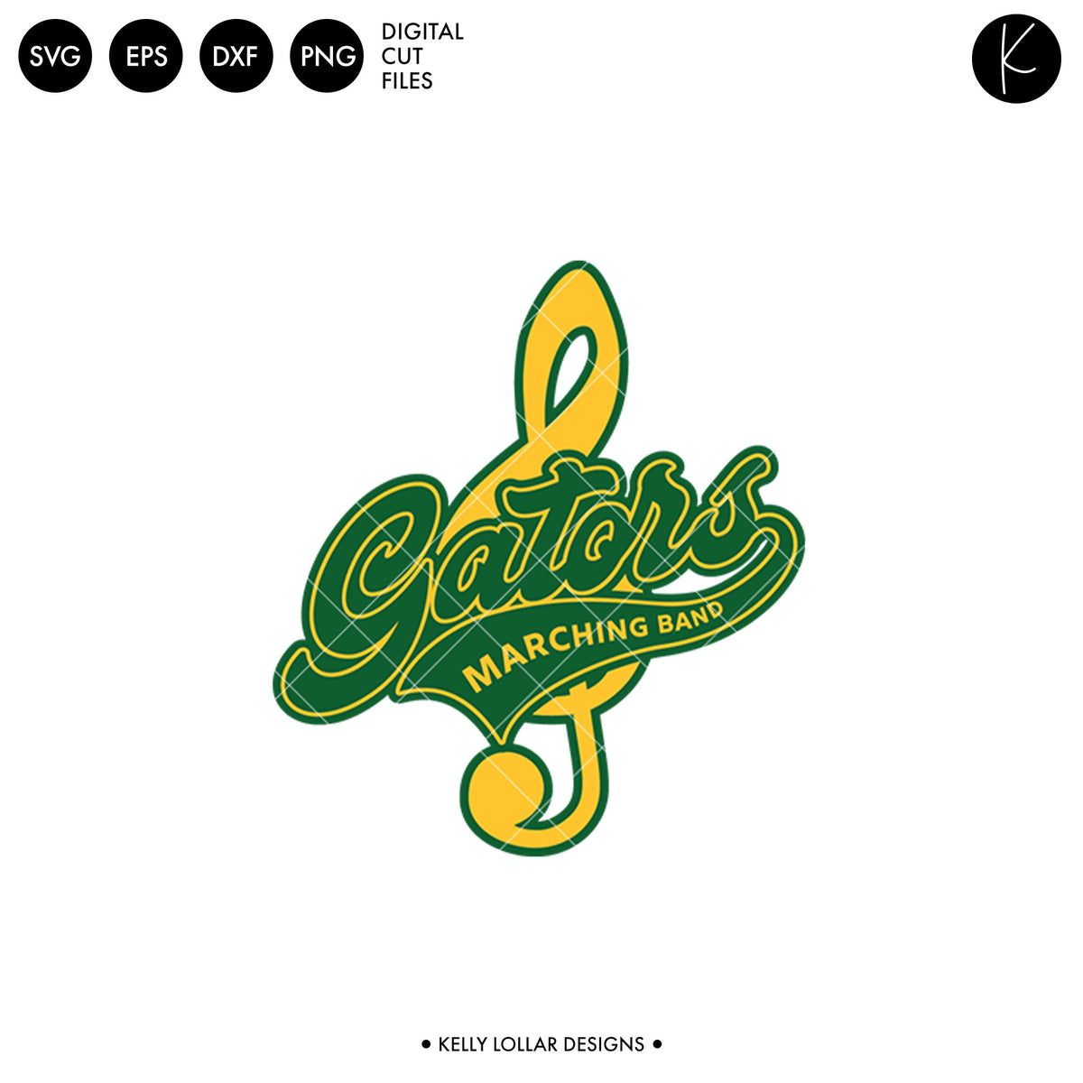 Gators Band Bundle | SVG DXF EPS PNG Cut Files