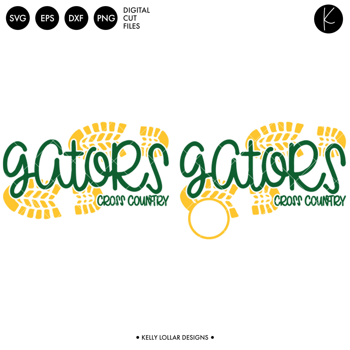 Gators Cross Country Bundle | SVG DXF EPS PNG Cut Files