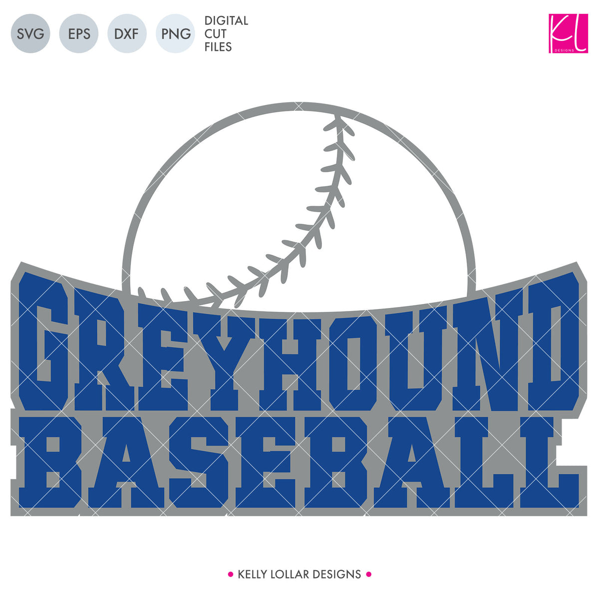 Greyhounds Baseball &amp; Softball Bundle | SVG DXF EPS PNG Cut Files