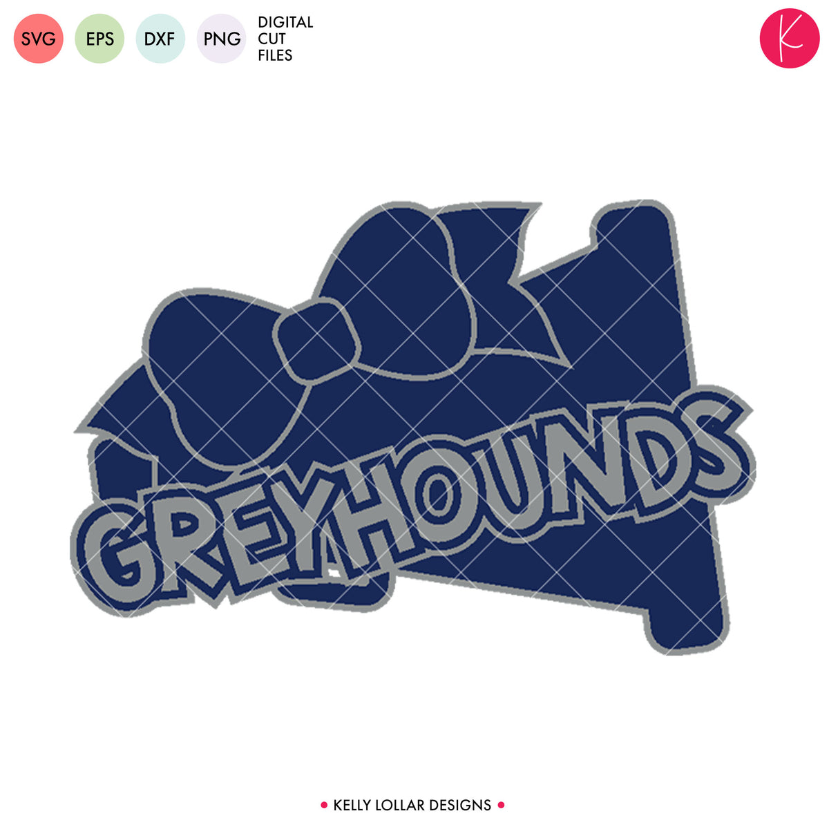 Greyhounds Cheer Bundle | SVG DXF EPS PNG Cut Files