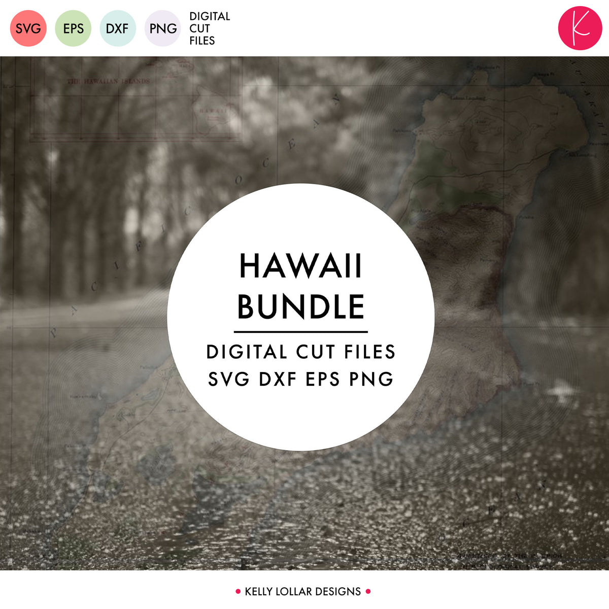 Hawaii State Bundle | SVG DXF EPS PNG Cut Files