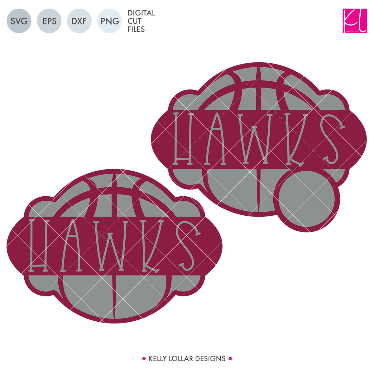 Hawks Basketball Bundle | SVG DXF EPS PNG Cut Files