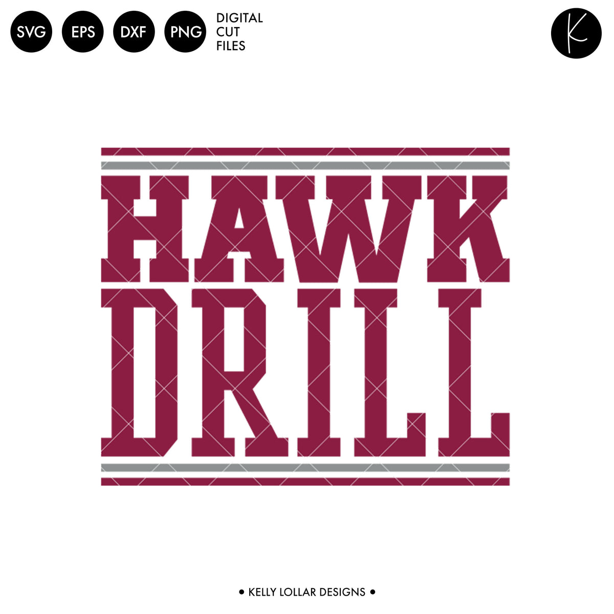Hawks Drill Bundle | SVG DXF EPS PNG Cut Files