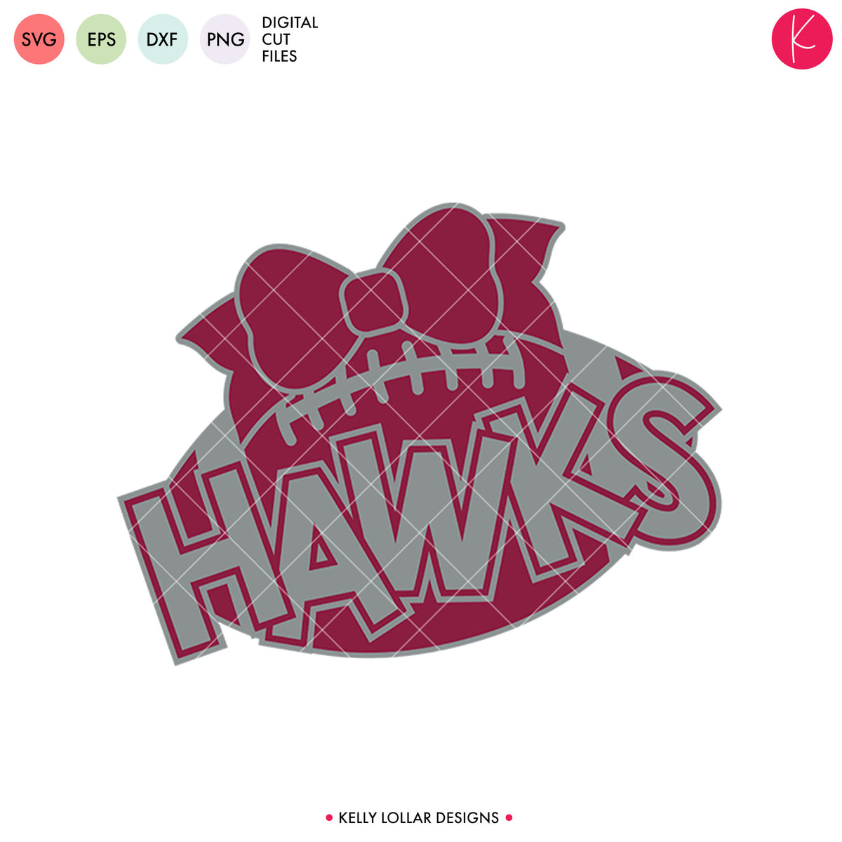 Hawks Football Bundle | SVG DXF EPS PNG Cut Files