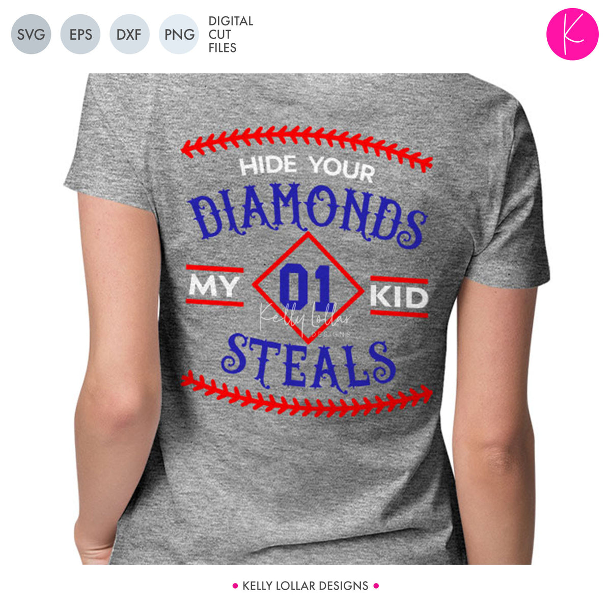 Hide Your Diamonds My Kid Steals | SVG DXF EPS PNG Cut Files