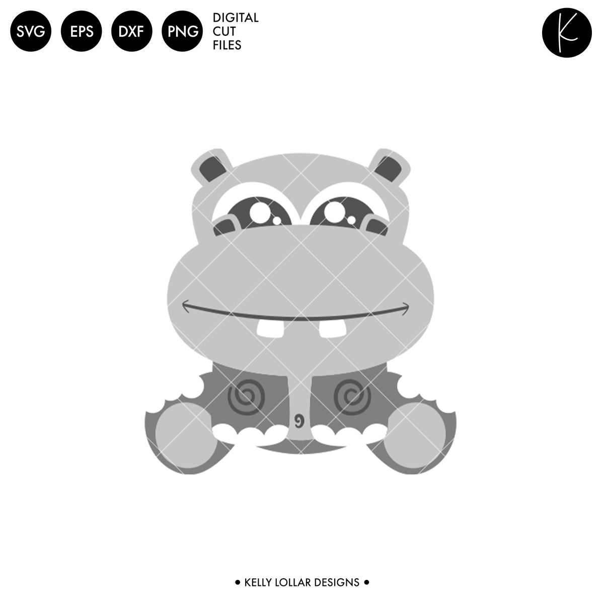 Hippopotamus | SVG DXF EPS PNG Cut Files