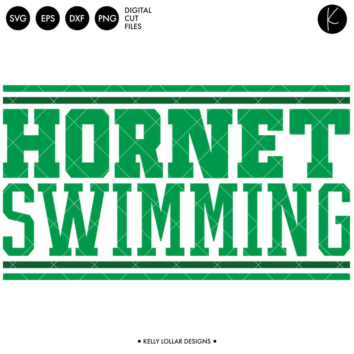 Hornets Swim Bundle | SVG DXF EPS PNG Cut Files