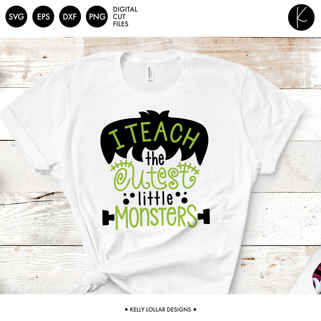 5 Little Monsters: Shirts for Readers with Cricut Iron On