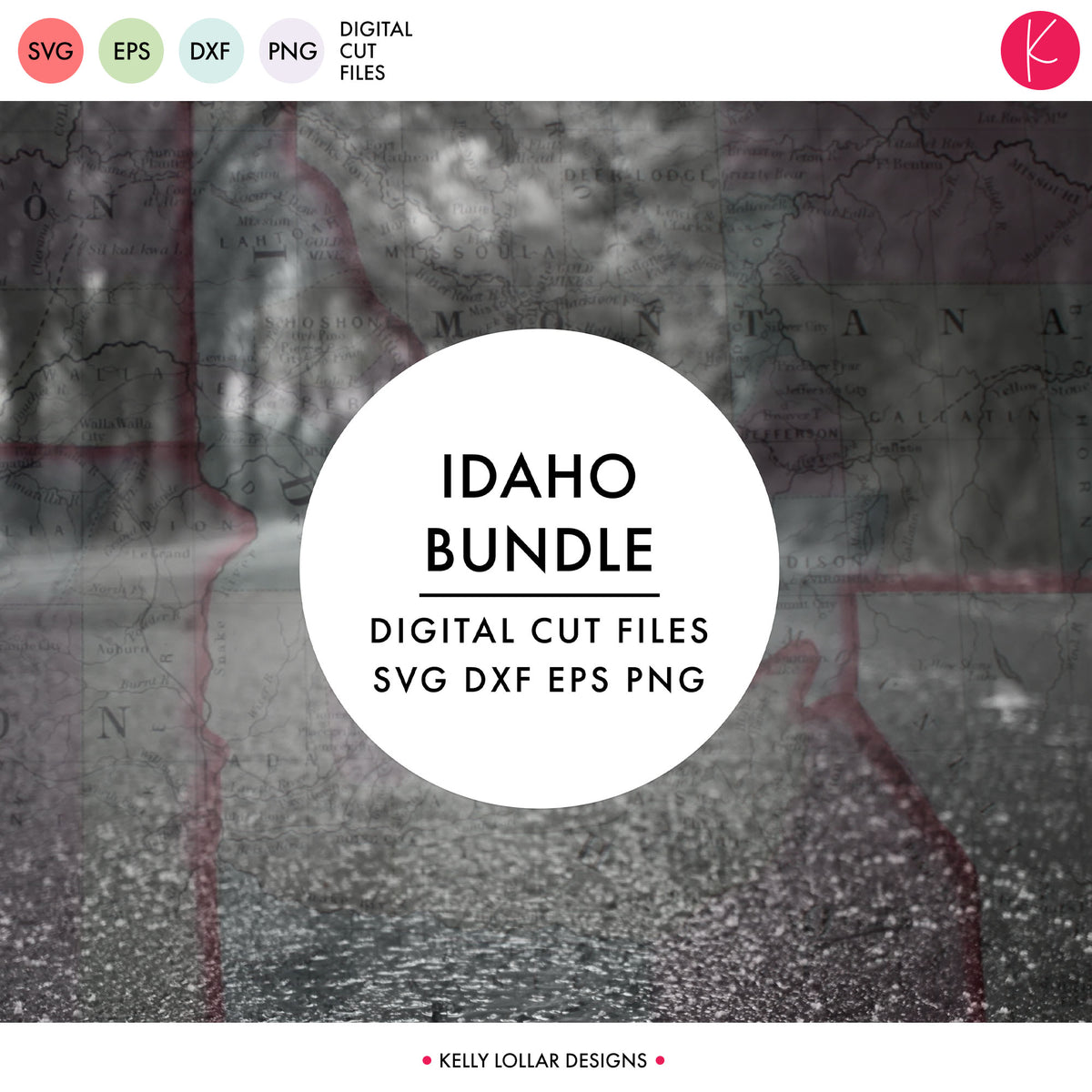 Idaho State Bundle | SVG DXF EPS PNG Cut Files
