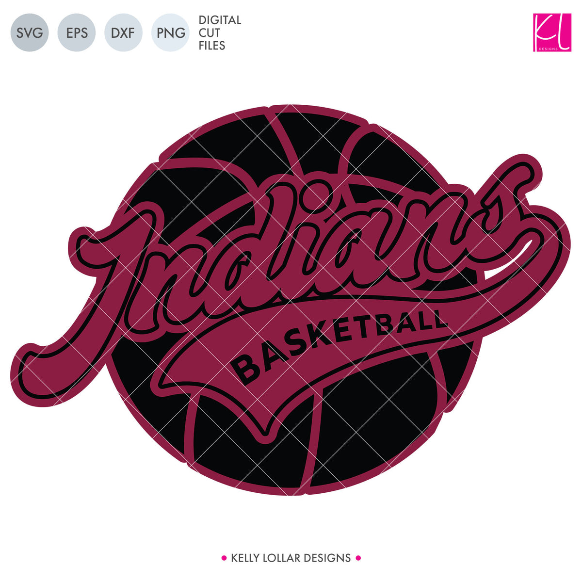 Indians Basketball Bundle | SVG DXF EPS PNG Cut Files