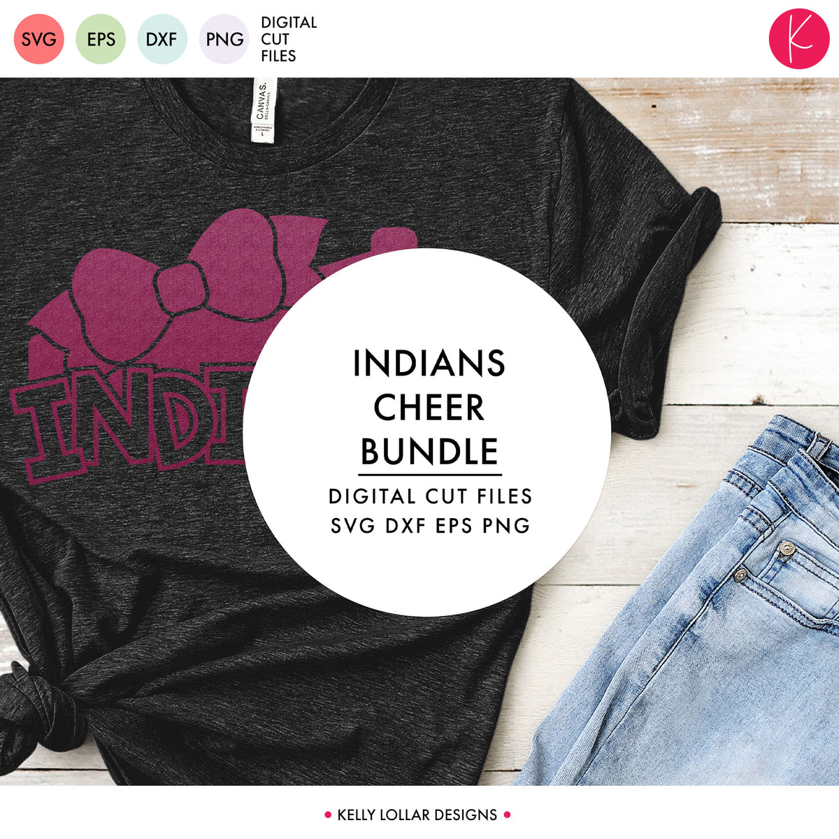 Indians Cheer Bundle | SVG DXF EPS PNG Cut Files