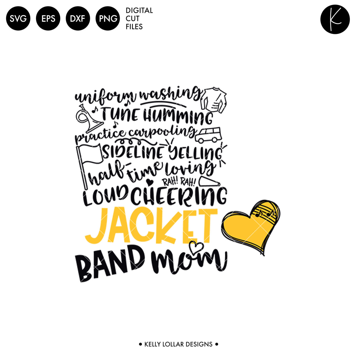 Jackets Band Bundle | SVG DXF EPS PNG Cut Files