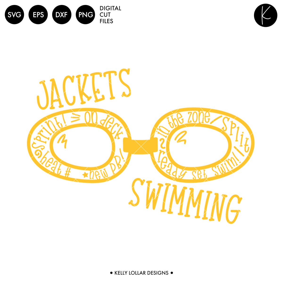 Jackets Swim Bundle | SVG DXF EPS PNG Cut Files
