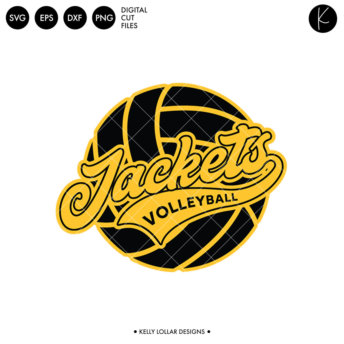Jackets Volleyball Bundle | SVG DXF EPS PNG Cut Files